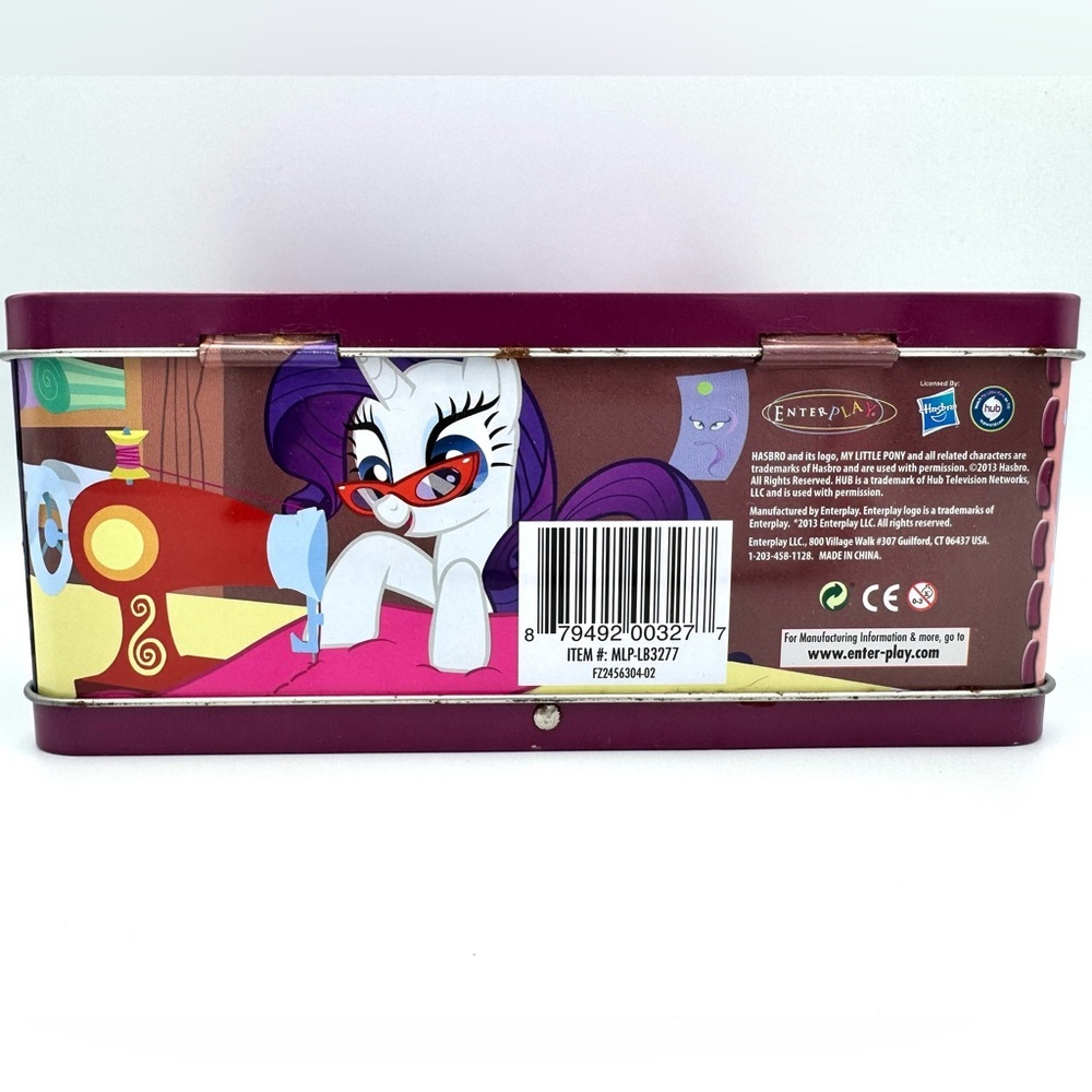 My Little Pony Purple Metal Lunchbox - Picture 5 of 6